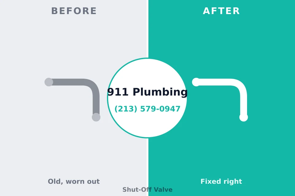 Before and after: plumbing repair Cherokee, AL